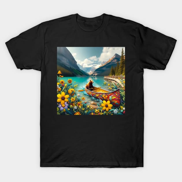 Lake Louise Bear Tours . T-Shirt by Canadaman99